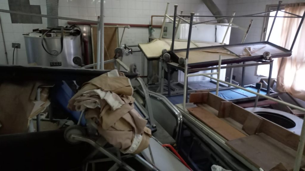 la sala antes de ser remodelada