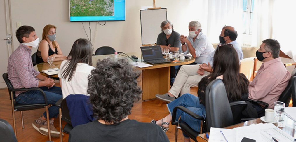 Mesa de trabajo en el Ministerio de Infraestructura de la PBA