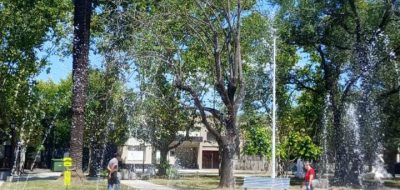 Avanzan en la instalación de cámaras de seguridad en Plaza San Luis