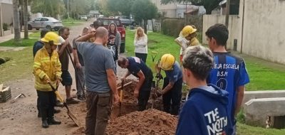 El rescate de Cacho y Mono conmocionó al barrio El Rosedal