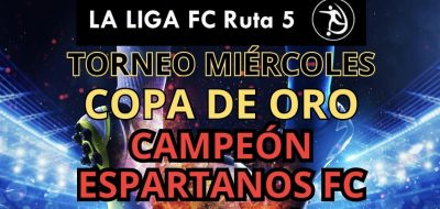 Espartanos F.C., campeones del torneo de los miércoles