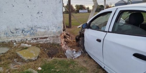 Despiste y choque en la Ruta Nacional 5