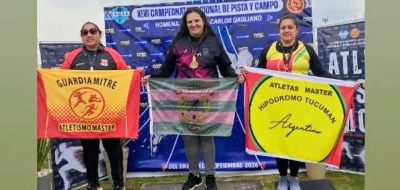Triple medalla dorada para Débora Martinelli