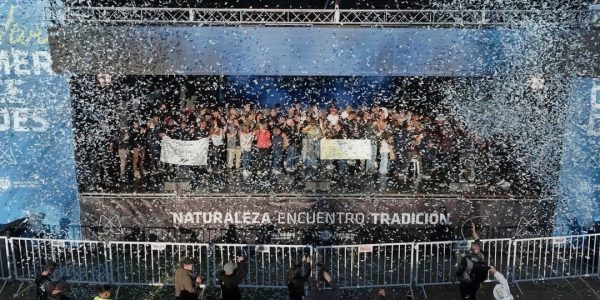 Rubén Sirello se llevó el primer premio en la Fiesta del Salame Quintero