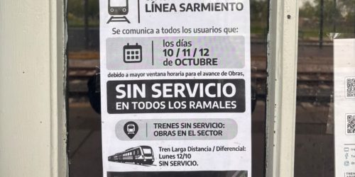 El servicio del FFCC Sarmiento se reanuda este martes