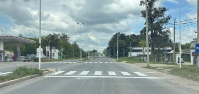Mejoran la demarcación horizontal en el Acceso Sur