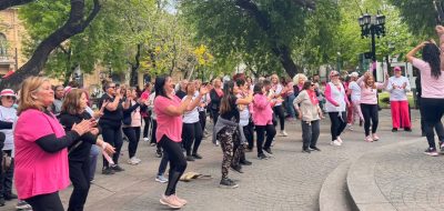 En Plaza San Martín se conmemoró el Día Mundial de Lucha contra el Cáncer de Mama