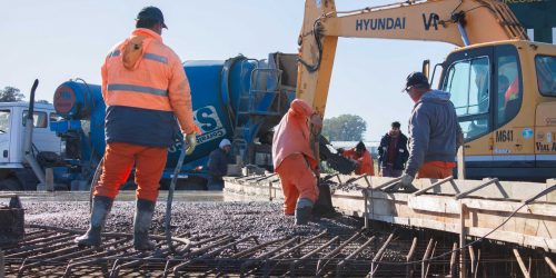 Autovía Mercedes-Suipacha: retomaron las obras